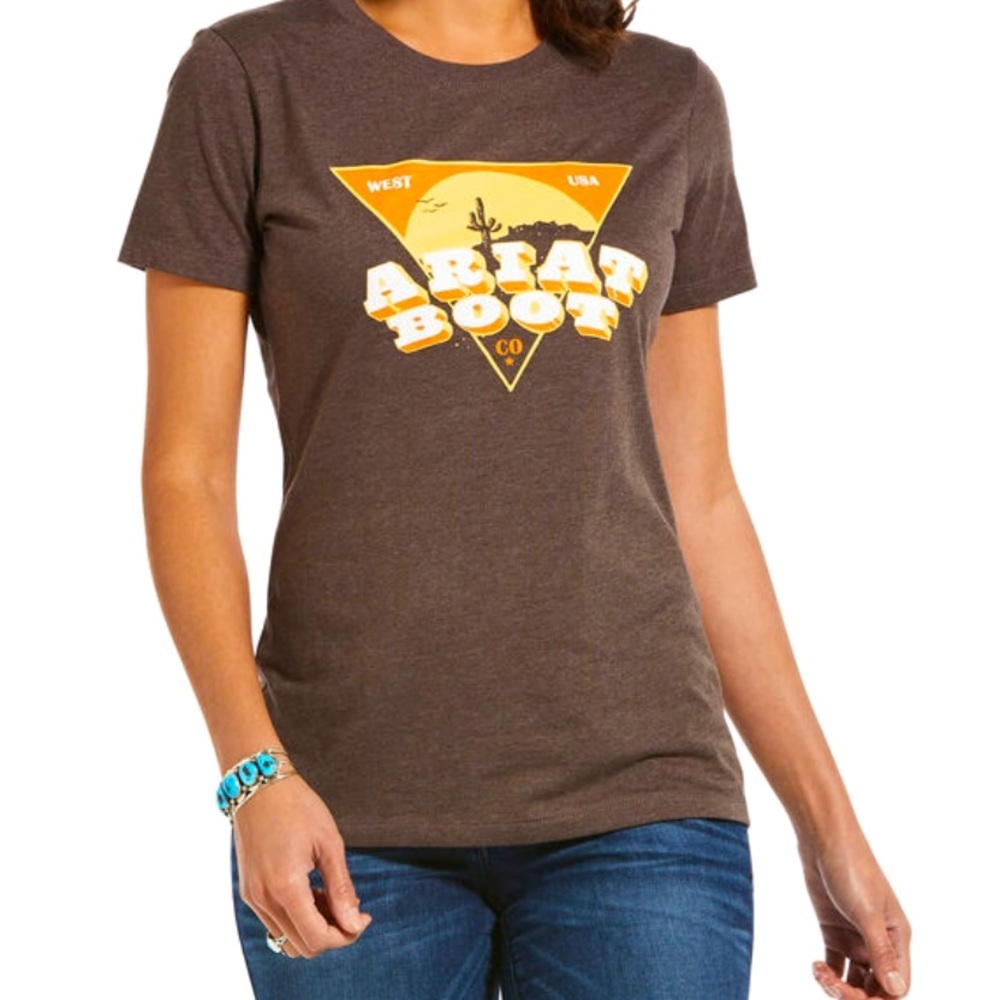 ARiAT Super-soft cotton blend western country tee LG